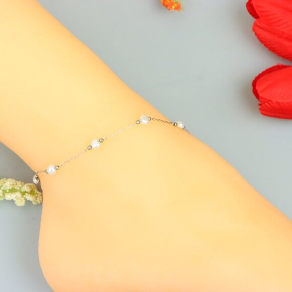 "Handmade Anklet – A Stylish Choice for Women, Thoughtful Gift Idea, EVCH1148 - Picture 5 of 10